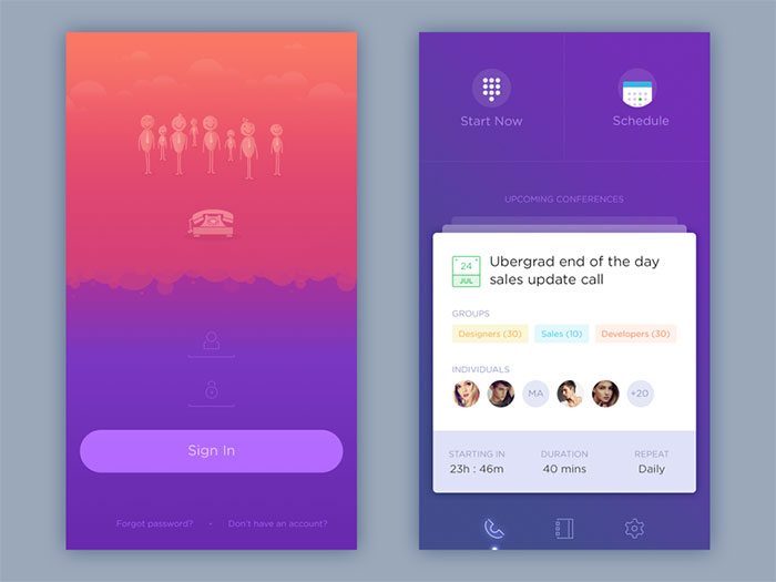 UI design example